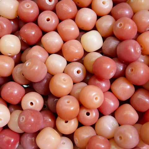 Pinky Berry - 9mm Natural Bodhi Beads