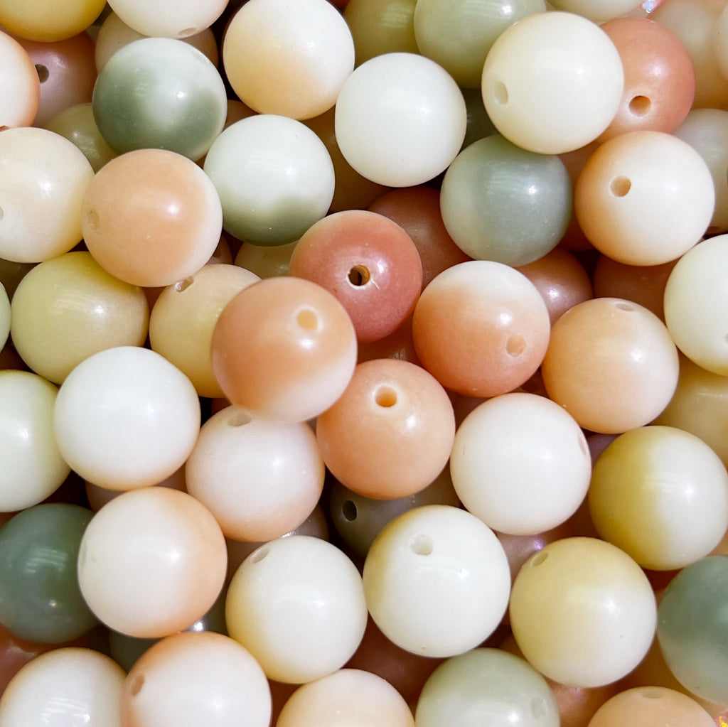 Blossom Garden - 11mm Natural Bodhi Beads