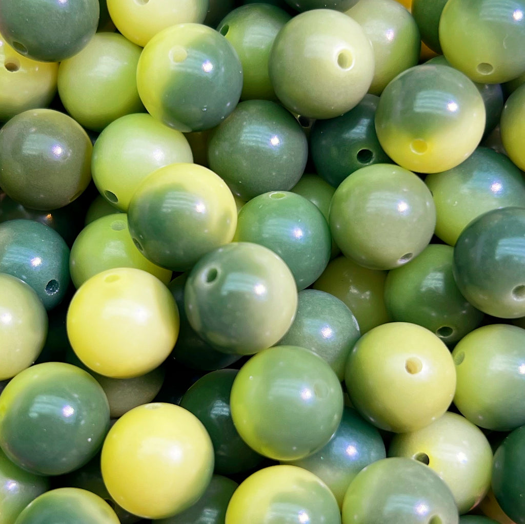 Green Apple - 11mm Natural Bodhi Beads