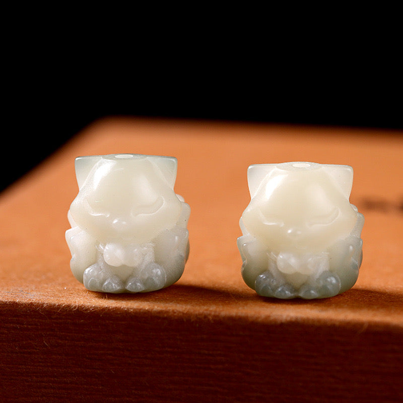 Mummy Fox - 15mm Natural Bodhi Beads ( For Screenshot winning,Only Available with other purchase )